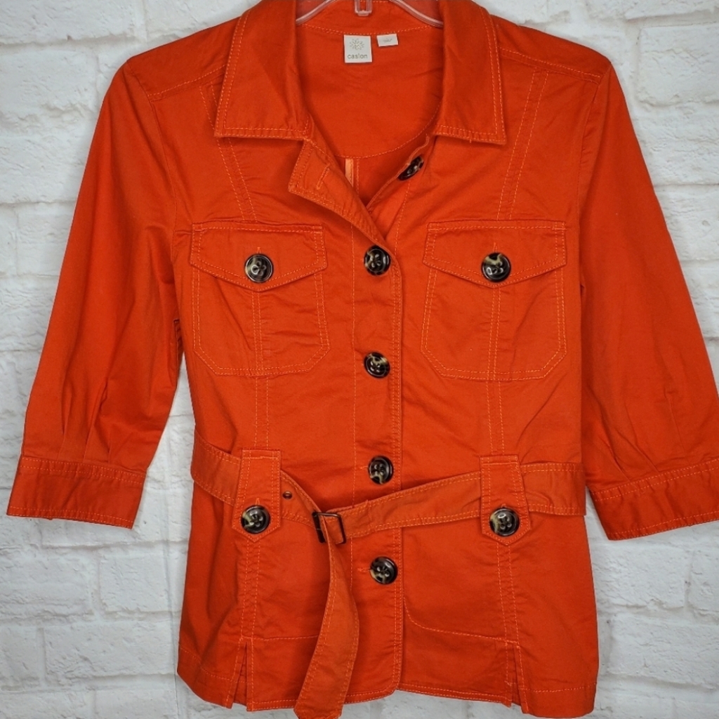 Caslon Utility Safari Trench Jacket Shacket.